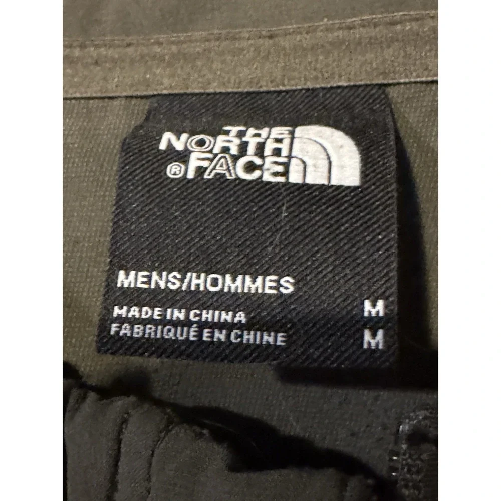 North Face Mens Medium Olive Full Zip Light Weight Jacket